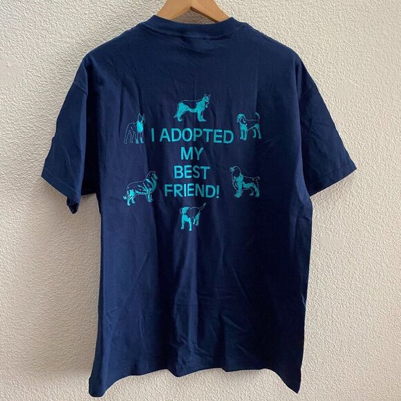 Colorado Springs All Breed Rescue Pet Adoption Dog Animal Lover T-Shirt Large - Picture 1 of 3